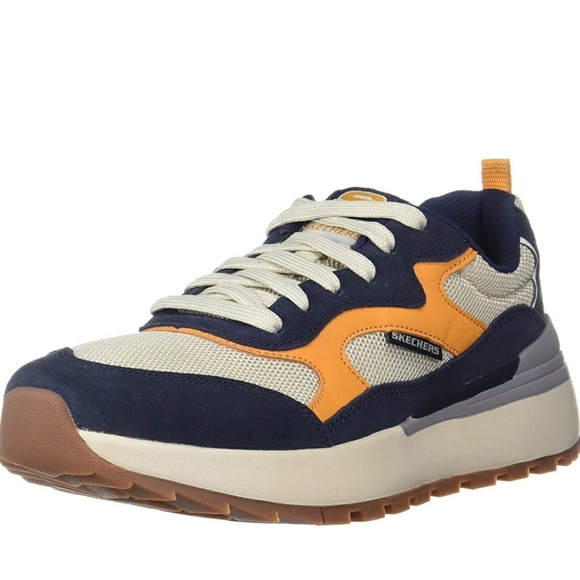 Skechers Men's Heminger Leather Sneakers ShoesSize 8.5 Men's - Picture 2 of 11